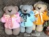 Teddy Bear Toy Animal Pattern Knitted Bear