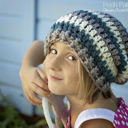 Elegant Slouchy Hat Crochet Pattern 391