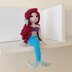 Mermaid sitting pose