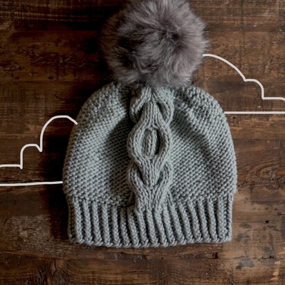 Cloudy Cables Hat