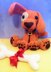 Rusty dog and bone toy amigurumi pattern