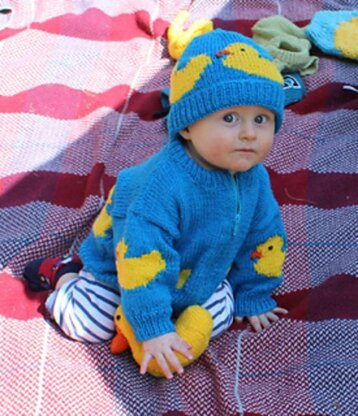 Baby Rubber Ducky Bomber Jacket, Beanie & Toy