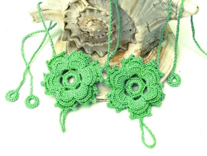 Irish flower barefoot sandal