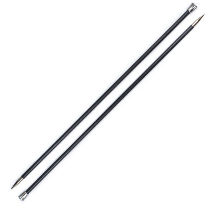 KnitPro Karbonz Single Point Needles 35cm
