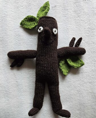 Knitted Stick Man