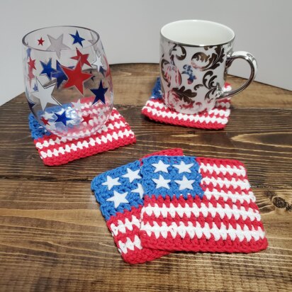 American Flag Coaster