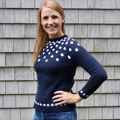 Polka Dot Crew Neck