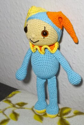 Häkelanleitung für die Amigurumi Figur Harlekin