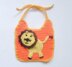 Lion Baby Bib and Rattle