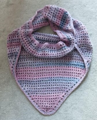 Blueberry Ice Shawl