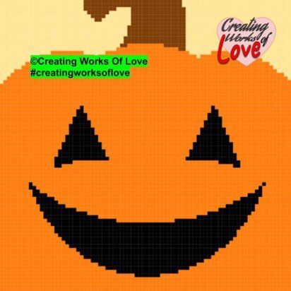 Halloween Pumpkin C2C Graph