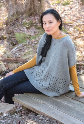 Camden Hills Poncho in Berroco Ultra Wool - Portfolio4 - Downloadable PDF