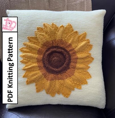 Sunflower pillow