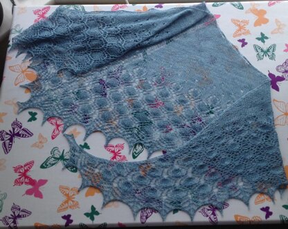 Dew Drops Shawl