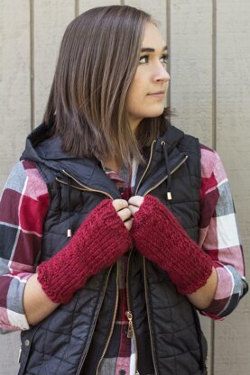Friday Harbor Mitts in Cascade Baby Llama Chunky - C321 - Downloadable PDF