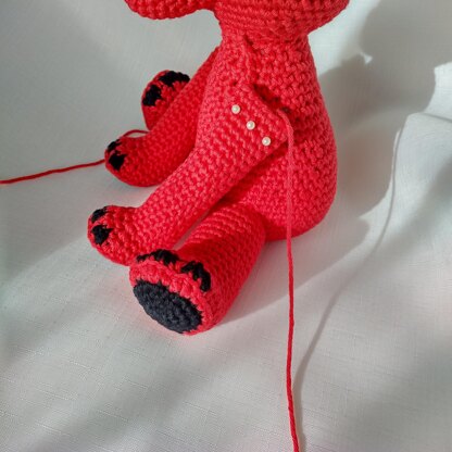 Welsh Dragon - US Terminology - Amigurumi