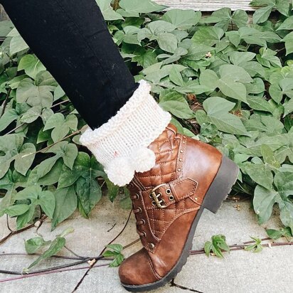 Pom-pom Boot Cuffs