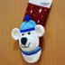 Polar Bear Christmas Stocking