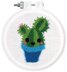 Design Works Cactus Punch Needle Kit - 9cm x 9cm