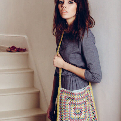 "Teresa Bag" - Bag Crochet Pattern For Women in Debbie Bliss Baby Cashmerino - SC11