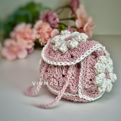 Daisy Mini Drawstring Pouch