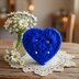 Crochet Heart Pattern PDF + Video Tutorial – Granny Heart Coaster, Valentine Motif DIY