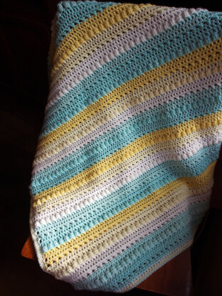 Fields and Furrows Baby Blanket