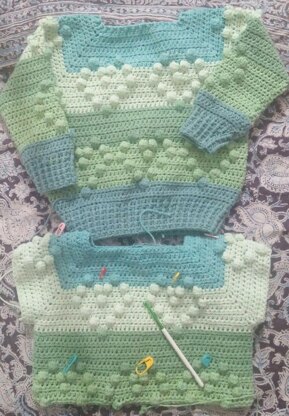 Sweetheart sweater for toddlers