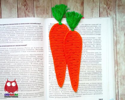 322 Carrot decor or bookmark