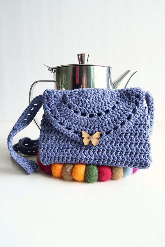 Craft Bag For Yarn Crochet Knitting Cross Stitch Project