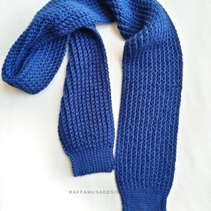 Easy Ribbed Scarf