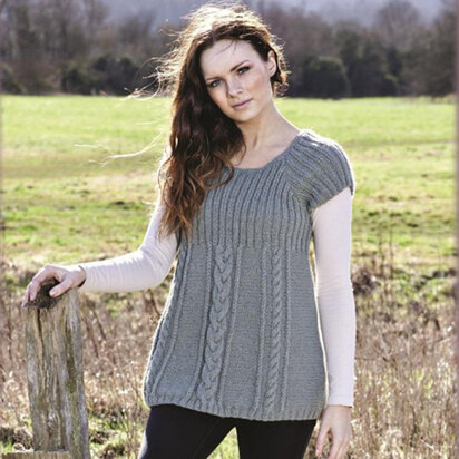 Fearne Tunic in Twilleys Mist DK