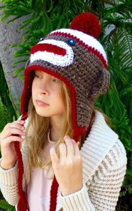 Sock Monkey Hat - Cecil