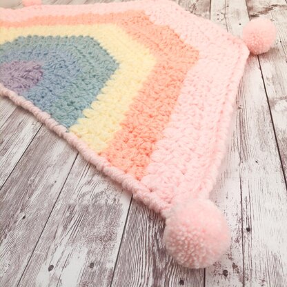 Pom Rainbow Rug