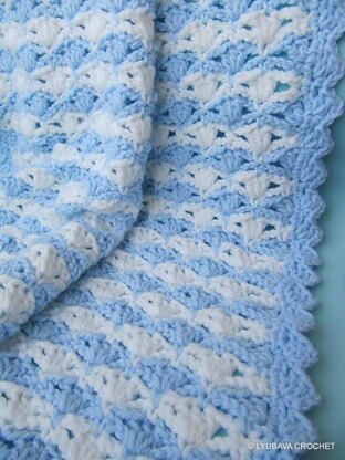 Chunky Crochet Baby Blanket It's a Boy!