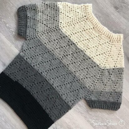 Diamond Double-Crochet Sweater