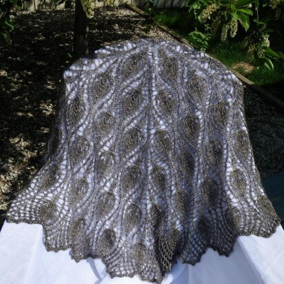 Night Blooms Shawl