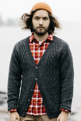 Men's Cardigan in Novita Nalle - 10 - Downloadable PDF