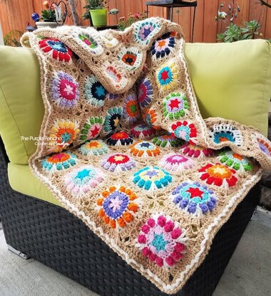 Flower Pop Granny Square