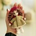 Crochet doll, Amigurumi doll, Baby Girl