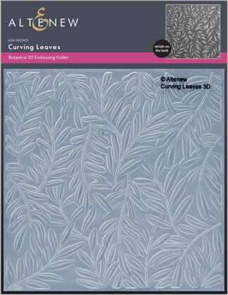 Altenew Curving Leaves 3D Embossing Folder