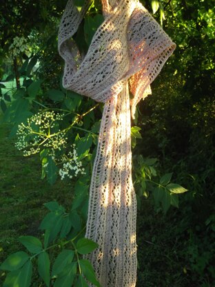 Lace Silk Scarf