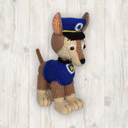 Chase Pup Paw Patrol Crochet Pattern