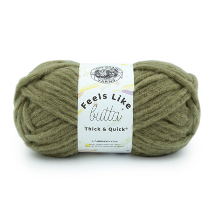 Olive Cover Story Chainette Yarn - Lion Brand