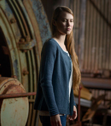 Tuck Stitch Cardigan in The Fibre Co. Luma - Downloadable PDF