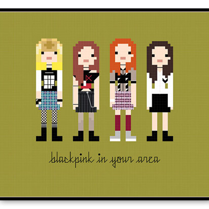 BLACKPINK - Boombayah - PDF Cross Stitch Pattern