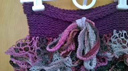 Toddler Loom Knit Ruffle Skirt