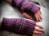 Riding the Rails Ribbed Fingerless Mitts