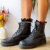 Frill Me Boot Toppers US crochet terms