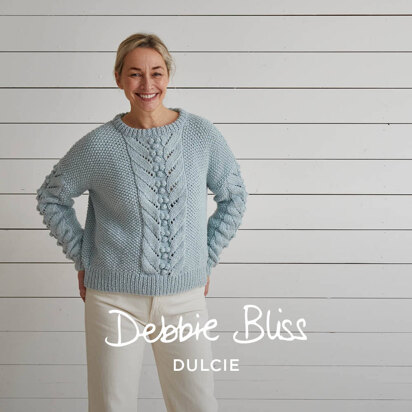 Debbie Bliss Lace With Bobble Sweater PDF